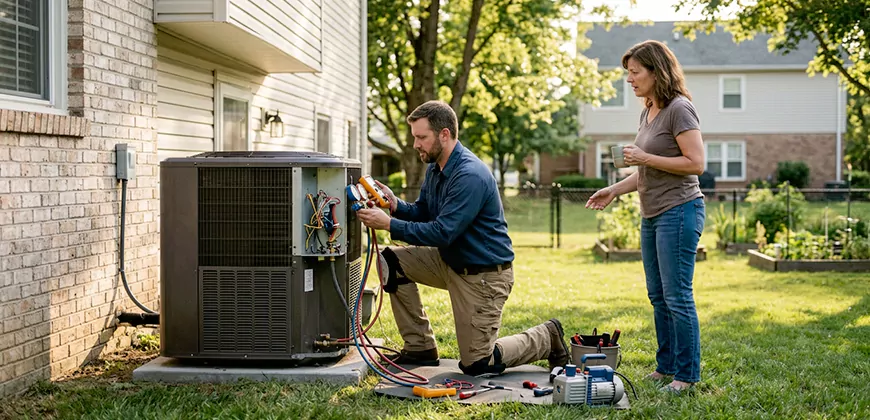 HVAC Replacement in Suffolk