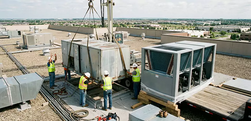 Warehouse and Industrial HVAC Replacement in Suffolk
